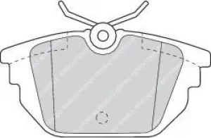 Image of Ferodo FDB1113 Brake Pad Set Rear Axle Premier Car