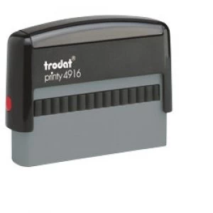 Image of Viking Custom Text Stamp Printy 4916 Black 70 x 10 mm