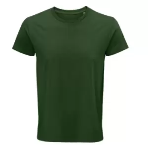 image of SOLS Mens Crusader Organic T-Shirt (XL) (Bottle Green)