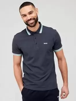 Image of BOSS Paddy Polo Shirt, Dark Blue, Size 2XL, Men