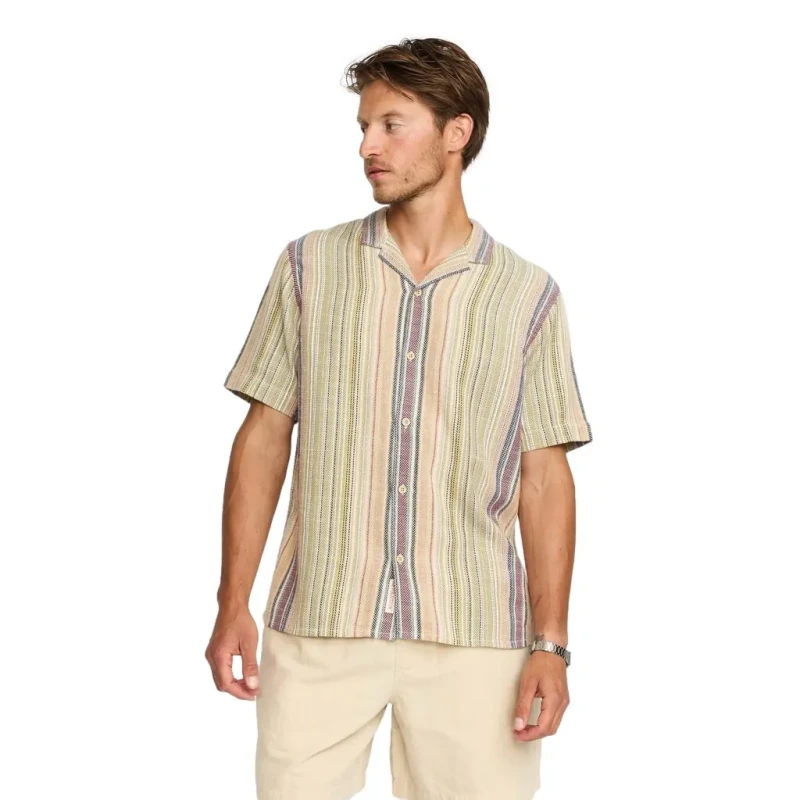 Image of Revolution Cotton shirt Revolution Cuban Vert Male S