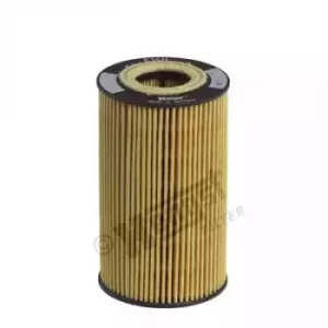 Image of Oil Filter Insert With Gasket Kit E14H D77 by Hella Hengst