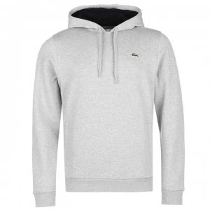 Image of Lacoste Over The Head Basic Hoodie - Grey 9YA