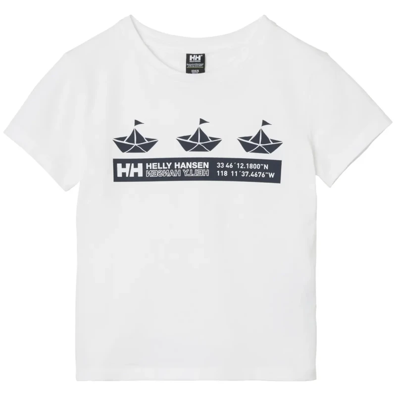 Image of Helly Hansen Kid's T-Shirt Helly Hansen Graphic Blanc Unisex 6 ans