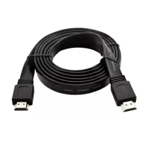 Image of HDMI Flat 2M 6.6FT 6FT Black 4K J154517