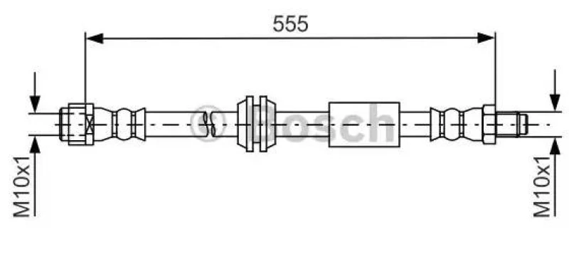 Image of Bosch 1 987 481 751 Brake Hose Brake Hose (83)