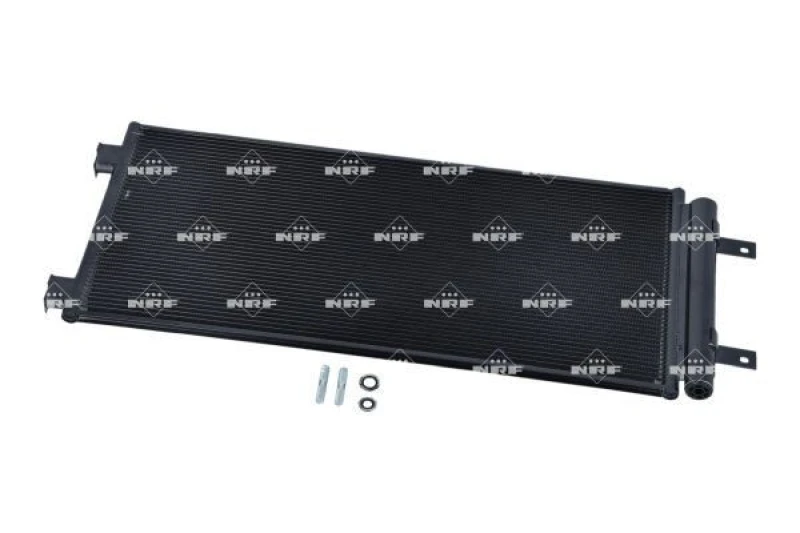 Image of NRF 350338 Condenser EASY FIT, with dryer, with gaskets/seals Aluminium Condenser,air conditioning (448)