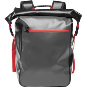 image of Stormtech Kemano Backpack (One Size) (Black/Graphite/Bright Red)