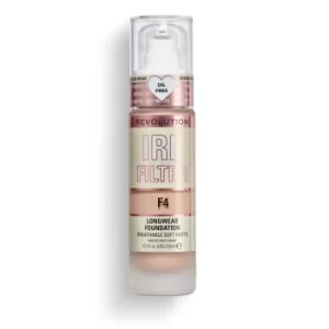 Image of Makeup Revolution IRL Filter Longwear Foundation F4