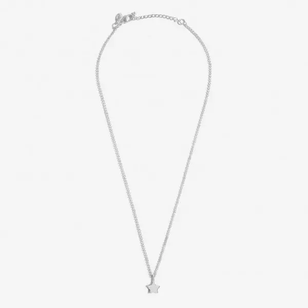 Image of Mini Charms Star Silver Plated 46cm + 5cm Necklace 7051