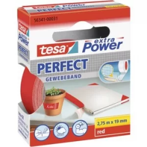 Image of tesa PERFECT 56341-00031-03 Cloth tape tesa extra Power Red (L x W) 2.75 m x 19mm
