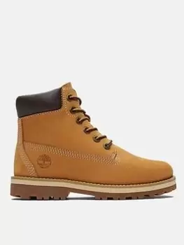 Image of Timberland Courma Kid Leather Traditional6In Boot, Brown, Size 4 Older