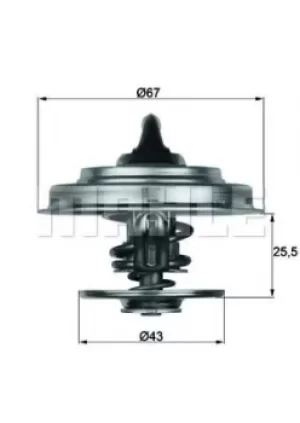 Image of Car TX-18-83D 70807780 by MAHLE Original