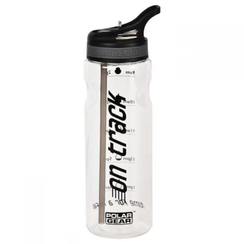 Polar Gear 750ml Daily Water Tracker Bottle - Black