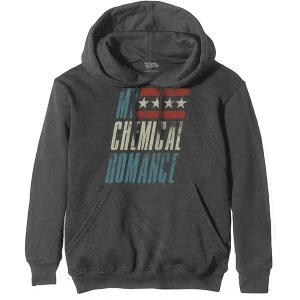 image of My Chemical Romance - Raceway Unisex Large Hoodie - Grey