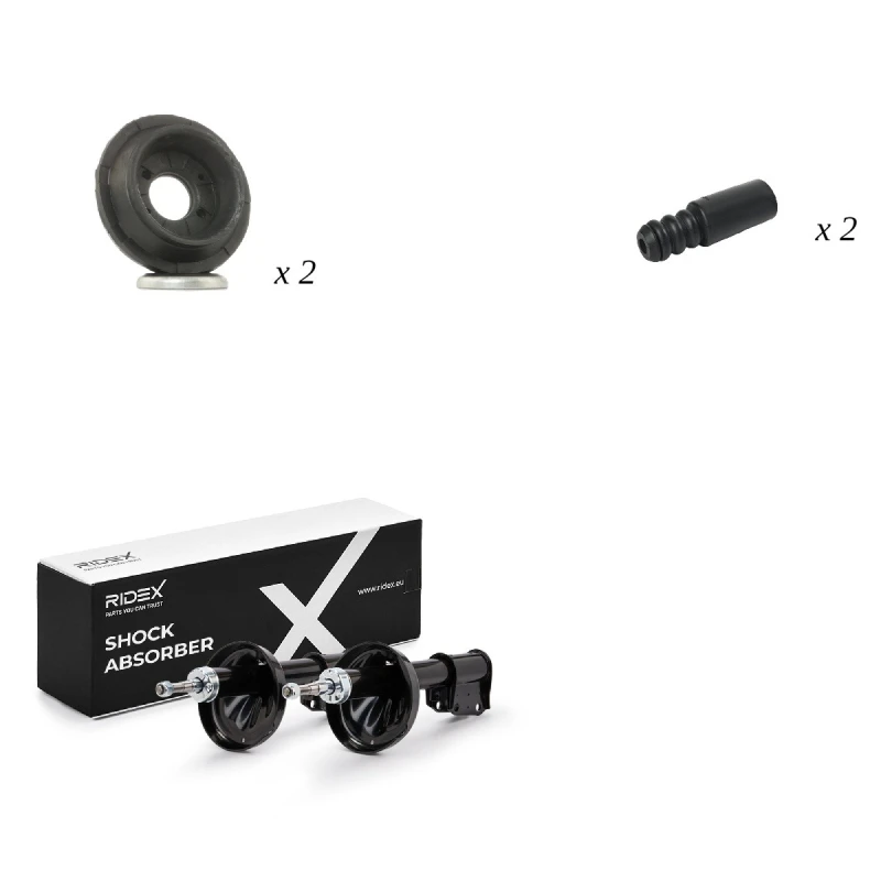 Image of RIDEX 1185S0076 Suspension Kit, shock absorber Suspension Kit,shock absorber (1185)