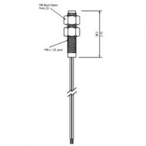 Image of TE Connectivity Sensor PS 811 PS811 Position Switch For Screwing Into Plastic And Stainless Steel Normally open contact