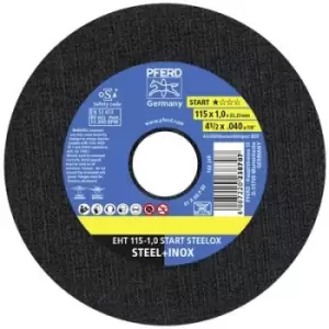 image of PFERD EHT 115-1,0 START STEELOX 69120943 Cutting disc set 115mm 25 pc(s) Stainless steel, Steel