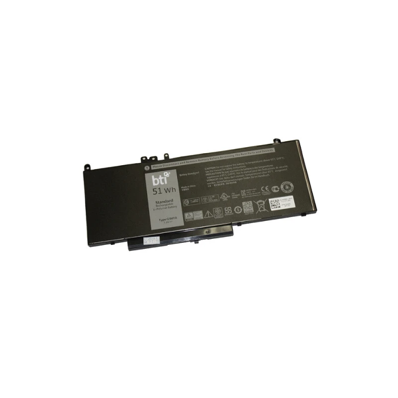 Image of BTI BTI alt to Dell Battery E5450 E5550 4 Cell 51Whr OEM: 7FR5J K9GVN-BTI