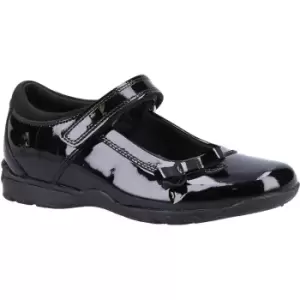 Image of Hush Puppies Girls Carrie Junior Leather School Shoes UK Size 1.5 (EU 33.5)