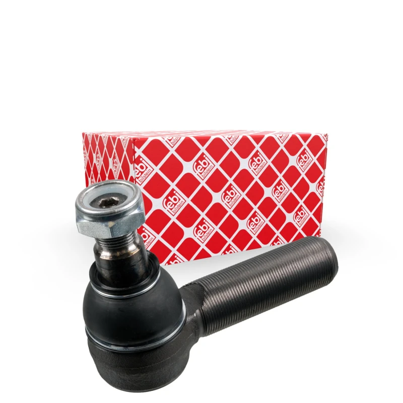 Image of FEBI BILSTEIN 26002 Track rod end OE Turbo NEW, Front Axle Left, with lock nut Tie Rod End (914)
