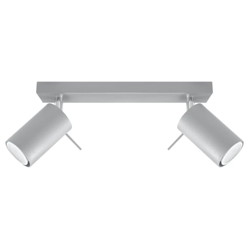 Image of Sollux Lighting Modern Steel Ring Ceiling Lamp - GU10