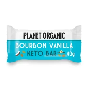 image of Planet Organic Bourbon Vanilla Keto Bar 40g