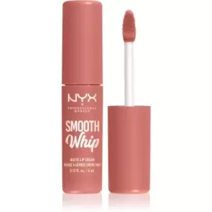 Image of NYX Professional Makeup Smooth Whip Matte Lip Cream Velvet Lipstick with Smoothing Effect Shade 22 Cheeks 4 ml