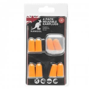 Image of Kangol Earplugs Set - Orange