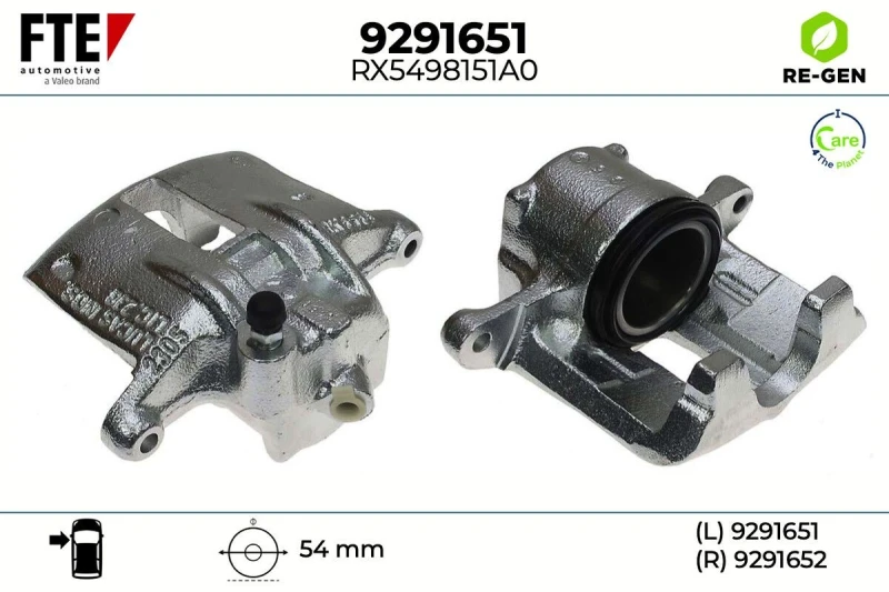 Image of Brake caliper FTE 9291651