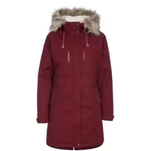 image of Trespass Womens/Ladies Faithful Waterproof Jacket (XXS) (Merlot)