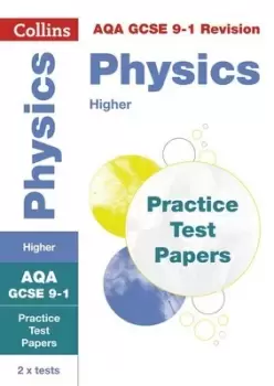 Image of AQA GCSE 9-1 physics higher practice test papers by