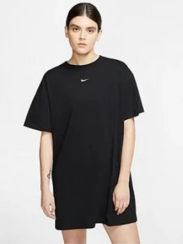 Image of Nike NSW Essentials T-Shirt Dress - Black Size M Women