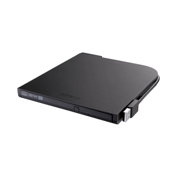 image of Buffalo 8x Ultra thin Portable Usb2.0 DVD Writer M disc Support