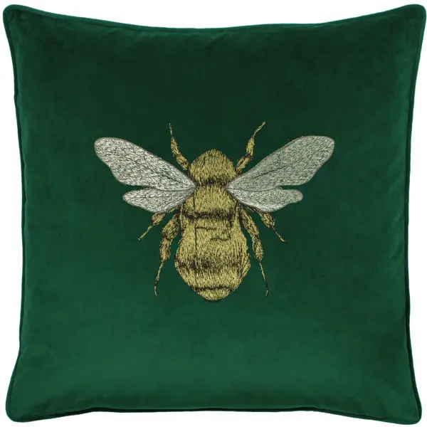 image of Hortus Bee Cushion Green