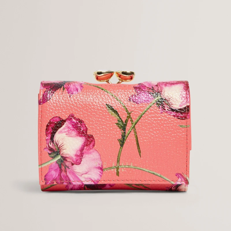 Image of Ted Baker Maciey Crystal Top Bobble Purse Coral female One Size