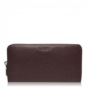 Image of DKNY Sutton Large Zip Around Purse - Brunette BTT