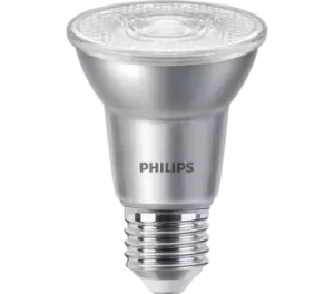 image of Philips Master Value LED 6W-50W ES E27 PAR20 R63 4000K Dimmable Bulb - Cool White - 76856000