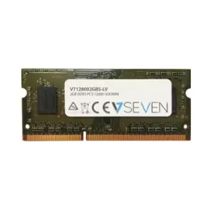 Image of V7 2GB DDR3 PC3L-12800 1600MHz SO-DIMM Notebook Memory Module - V7128002GBS-LV