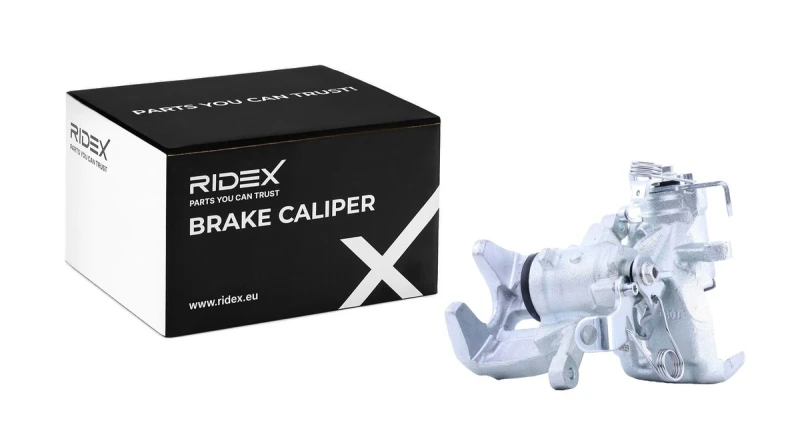 Image of RIDEX 78B1766 Brake caliper Rear Axle, without holder Cast Iron Brake Caliper (78)