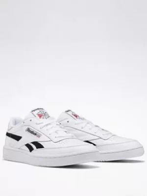 Image of Reebok Club C Revenge Shoes, White/Green, Size 10.5, Men