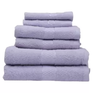 Image of Interiors by PH Thread & Loom 6pc Lilac Towel Set