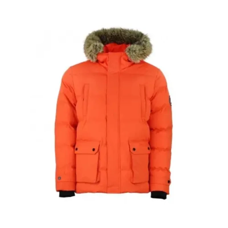 Image of Peak Mountain Peak Mountain's Waterproof Canabel Puffer Orange Male M CANABEL/QI/Orange