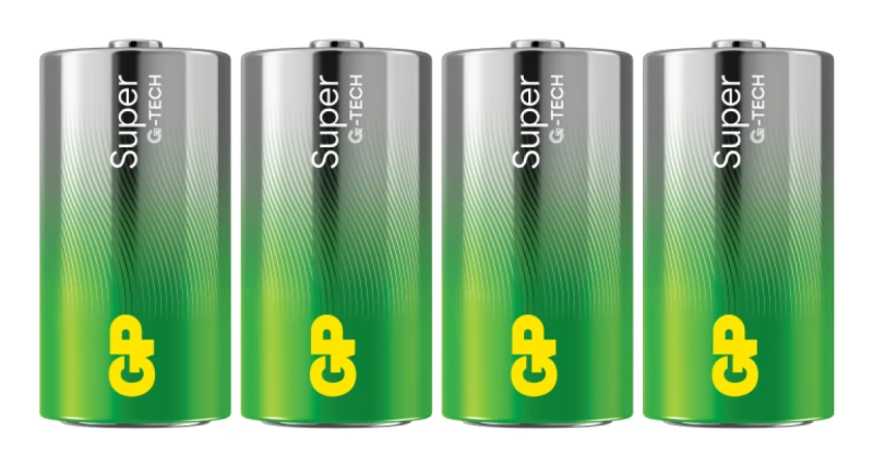 Image of GP GP Super C battery Alkali-manganese 1.5 V 4 pc(s) GPSUP14A883S4