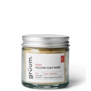 Image of gruum alska Yellow Clay Face Mask 50ml