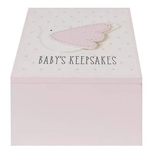 Petit Cheri Pink Baby's Keepsake Box