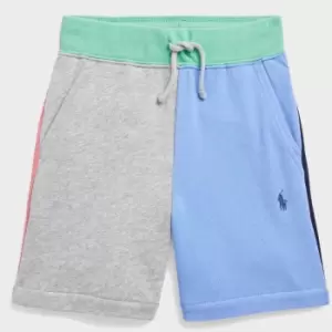 image of Polo Ralph Lauren Boys' Colour-Blocked Cotton-Jersey Shorts - 6 Years