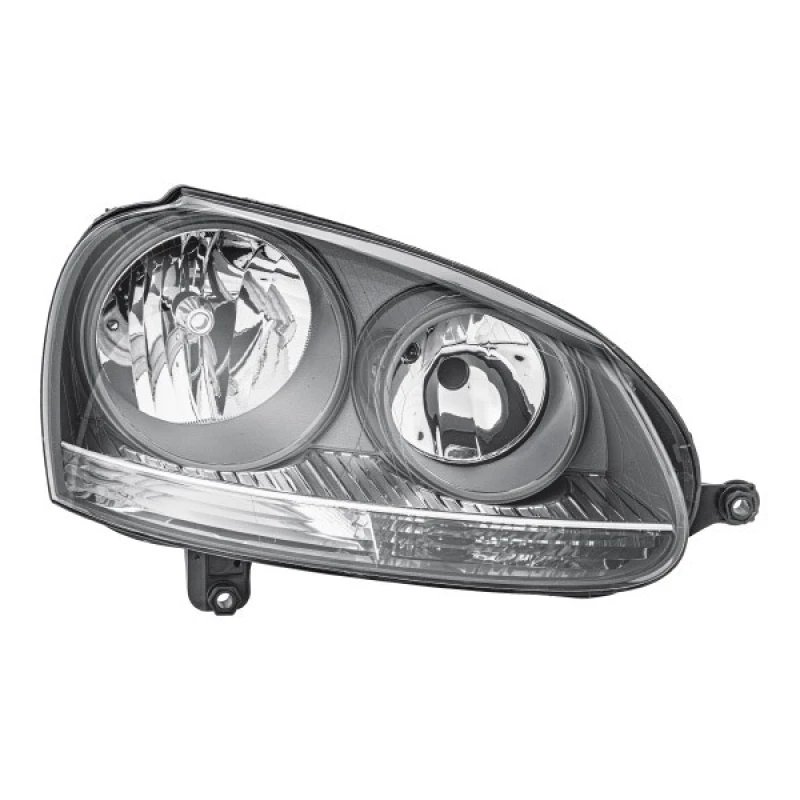 Image of HELLA 1EG 247 007-421 Headlights H7/H7, without bulb holder, Right, without bulbs, Halogen Headlight (259)