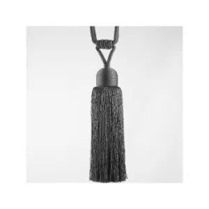 Image of Accents Tasseled Curtain Tie Back, Truffle - Integra