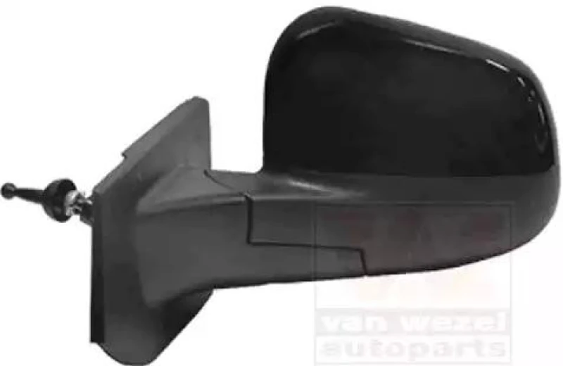 Image of VAN WEZEL 0808803 Wing mirror * HAGUS * Left, Control: cable pull, Over-paintable Outside Mirror (50)